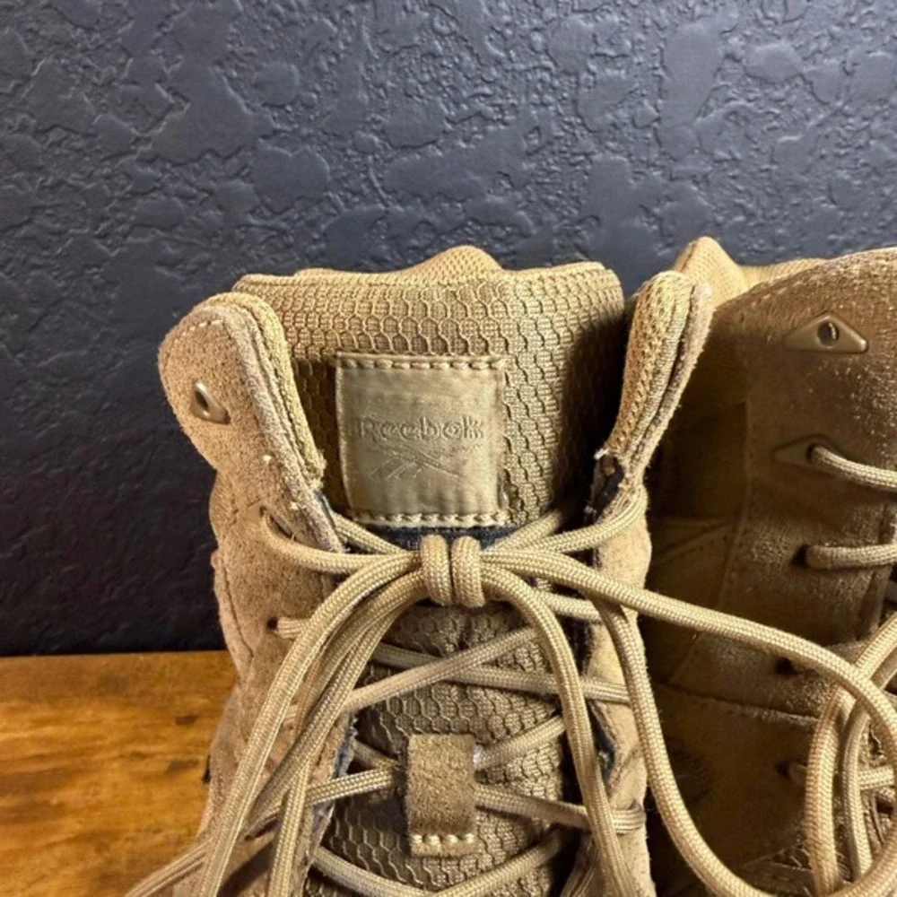 Reebok‎ Sublite Cushion RB4461 Coyote Suede Waterproof Tactical Boots Mens 11.5
